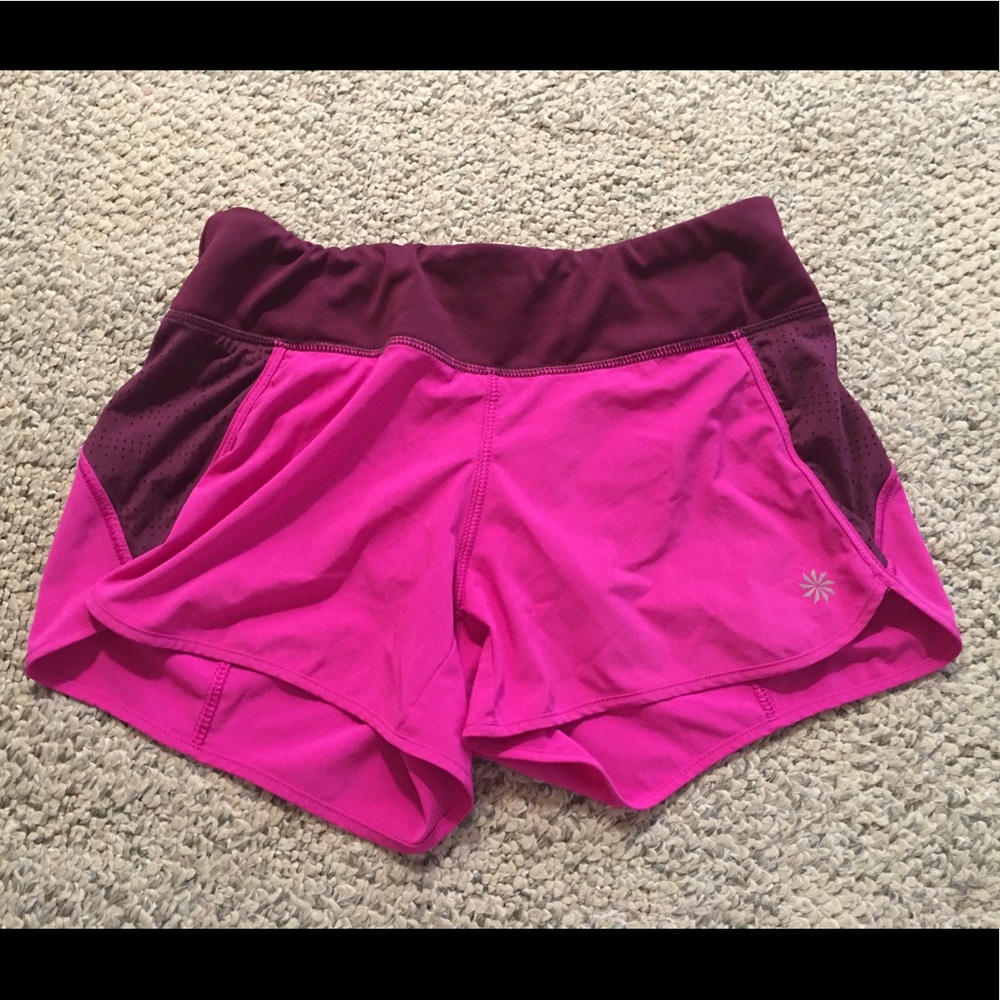 Athleta Pink Running Shorts